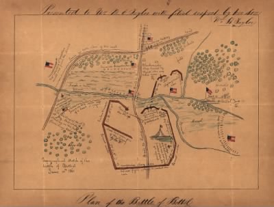 Topographical sketch of the Battle of Bethel, June 10th, 1861.